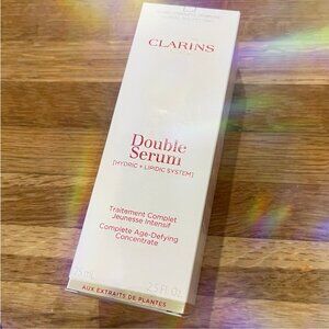 Clarins DOUBLE SERUM® - Anti-Aging + Anti-Wrinkle Serum 2.5 oz. *BNIB*